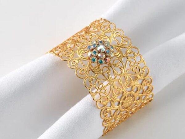 AVI-Venice Napkin Ring With Swarovski