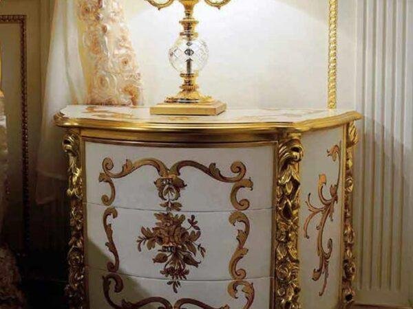 FMF-Amanda  Comodino a 3 Cassetti Night Table