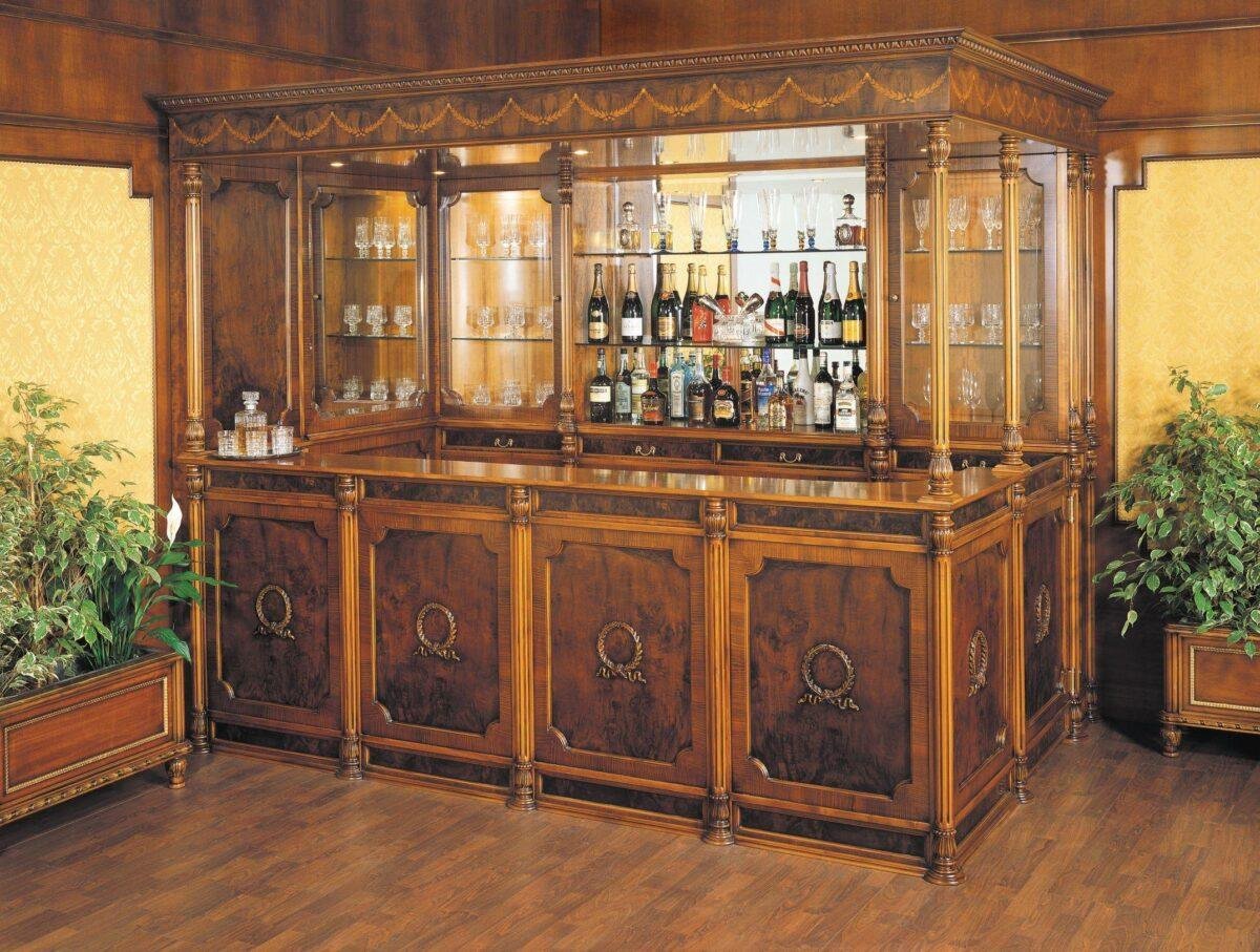 Imperial Italian Corner Bar Cabinet - Image 2