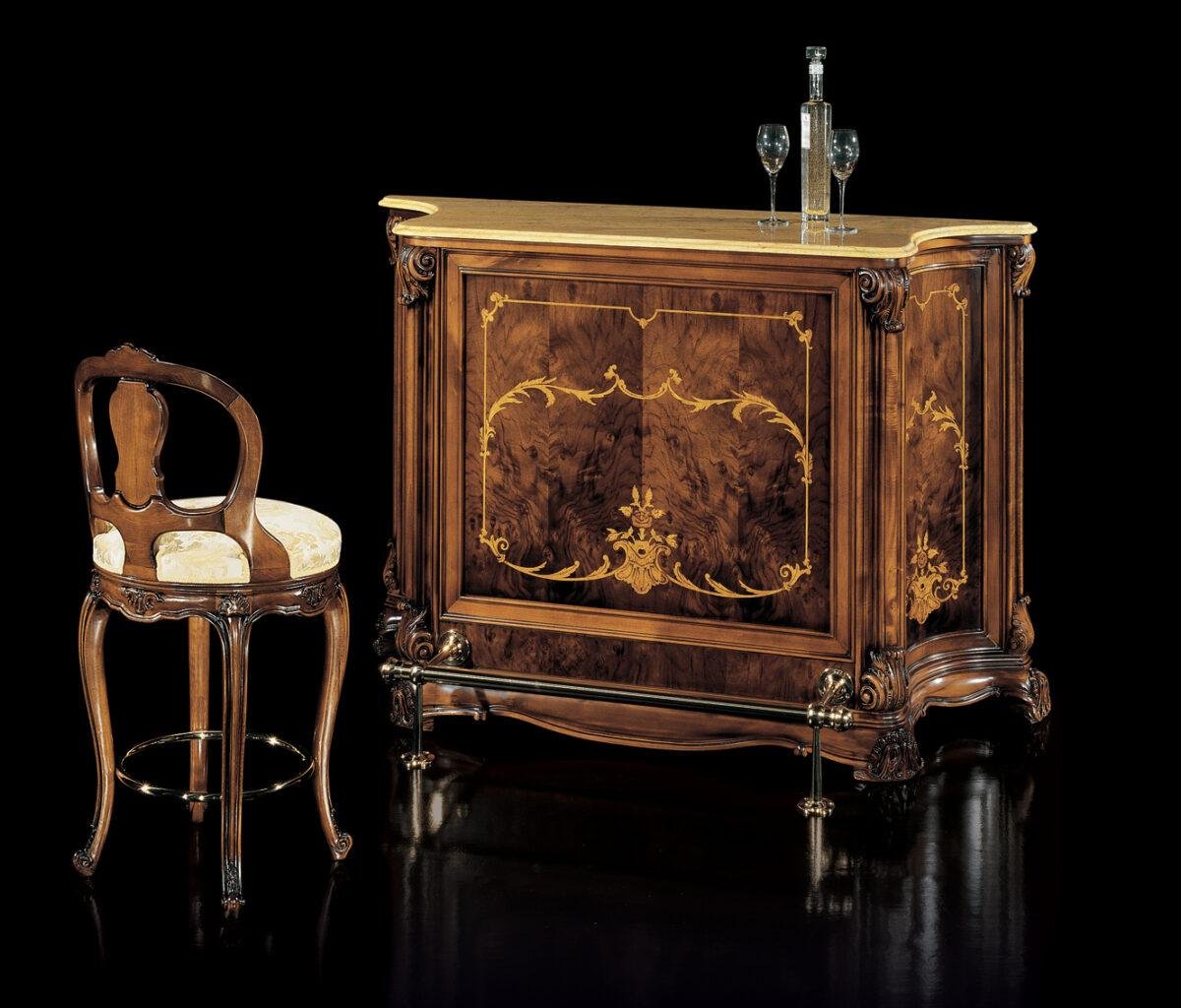 Bar Unit with Marble Top Options - Image 1