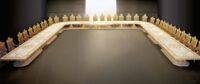 Antique White Conference Table - Image 2