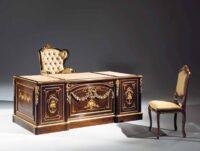 Dark Walnut Executive Desk