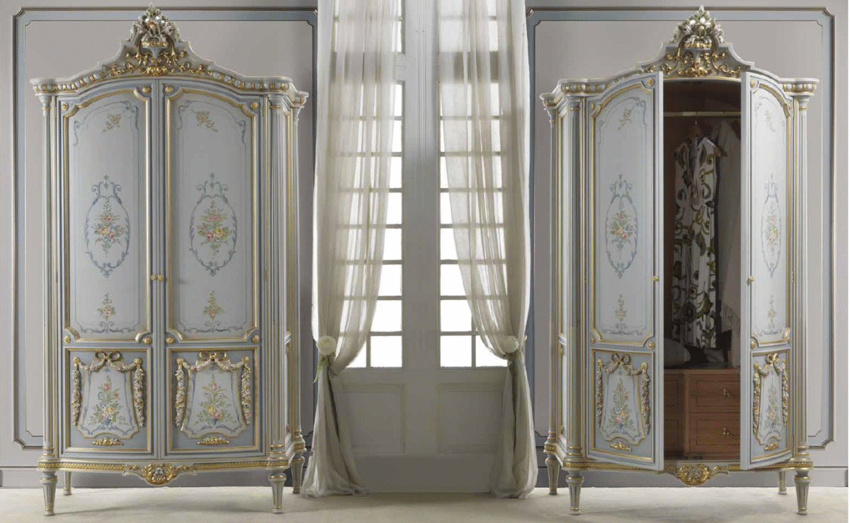 Grey Craquelé Wardrobe - Image 1