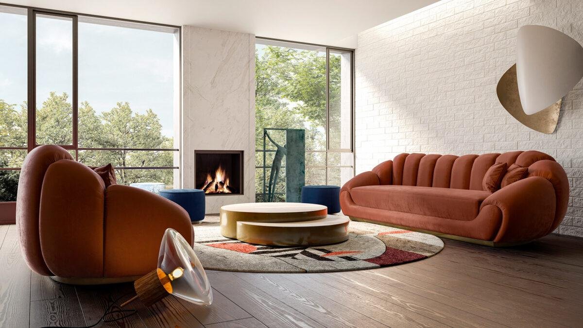 Bouclé Cloud Sofa – Modern Luxury Redefined - Image 1